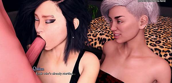  Being a DIK | Gorgeous threesome with two hot college teens anal sex creampie and deepthroat cumshot | My sexiest gameplay moments | Part 9